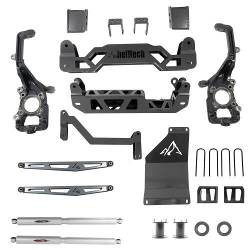 6 INCH LIFT KIT | FRONT SPACERS AND REAR TRAIL PERFORMANCE SHOCKS - 152510BK