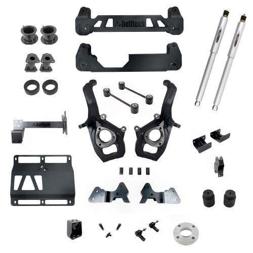 6 INCH LIFT KIT | FRONT SPACERS AND REAR TRAIL PERFORMANCE SHOCKS - 153712BK