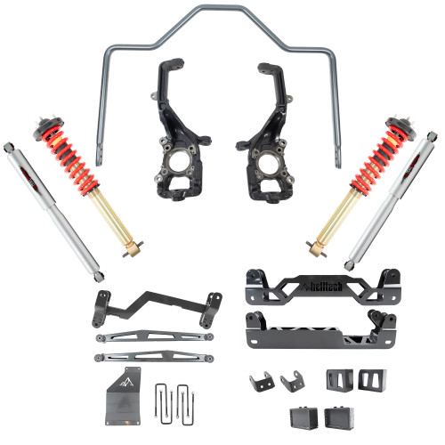 6-7 INCH LIFT KIT | FRONT AND REAR TRAIL PERFORMANCE COILOVERS/SHOCKS - 152501HK