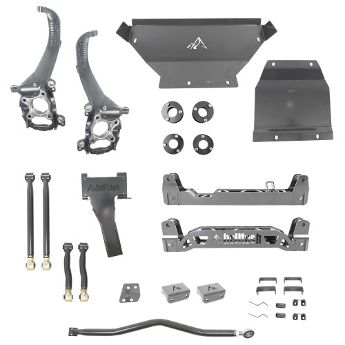 6 INCH LIFT KIT | FRONT AND REAR STRUT SPACERS - 152600BK