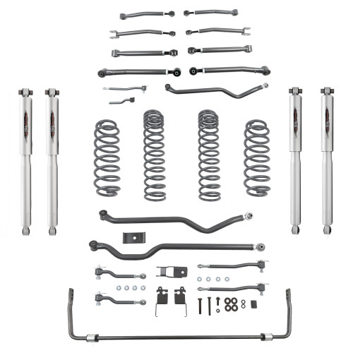 4 INCH LIFT KIT | FRONT AND REAR TRAIL PERFORMANCE SHOCKS - 153204TPS