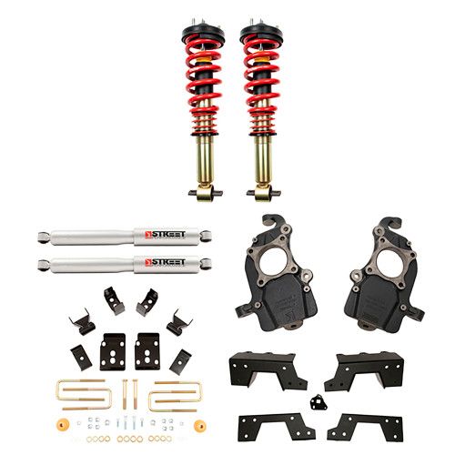 PERFORMANCE COILOVER KIT W/ HEIGHT ADJUSTABLE FRONT COILOVERS - 1008SPC