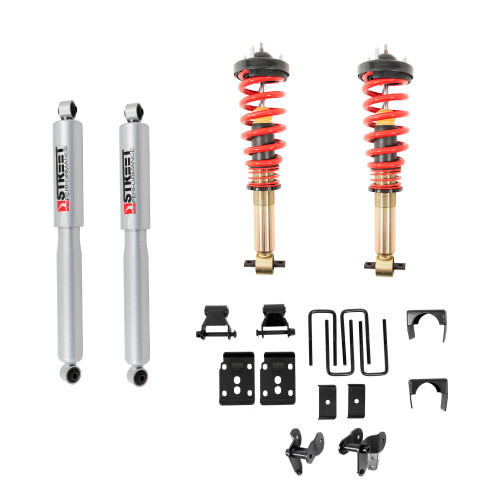 PERFORMANCE COILOVER KIT W/ HEIGHT ADJUSTABLE FRONT COILOVERS - 1054SPC