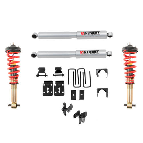 PERFORMANCE COILOVER KIT W/ HEIGHT ADJUSTABLE FRONT COILOVERS - 1054SPC