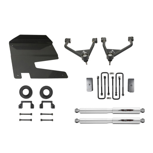 4 INCH LIFT KIT | FRONT SPACERS AND REAR TRAIL PERFORMANCE SHOCKS - 150212BK