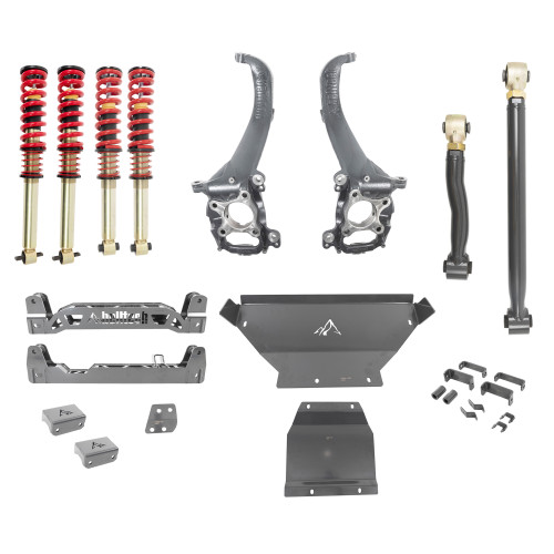 4-7.5 INCH LIFT KIT | FRONT AND REAR TRAIL PERFORMANCE COILOVERS - 152600TPC