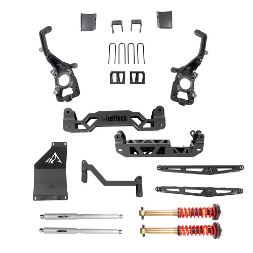 5-7 INCH LIFT KIT | FRONT & REAR TRAIL PERFORMANCE COILOVERS/SHOCKS - 152510TPC