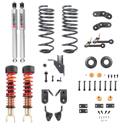 PERFORMANCE COILOVER KIT W/ HEIGHT ADJUSTABLE FRONT COILOVERS - 1061SPC