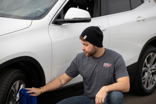 Beanie White Logo
