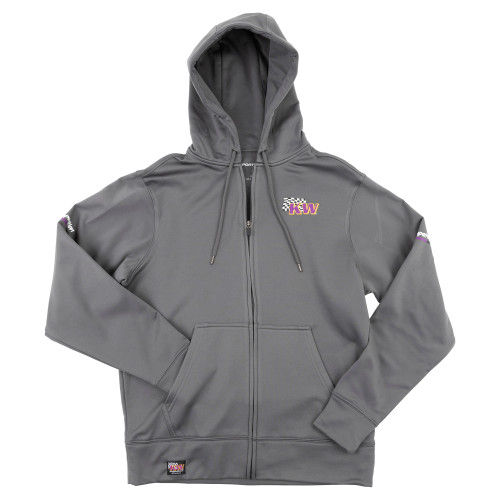 Gray Zip-Up Hoodie
