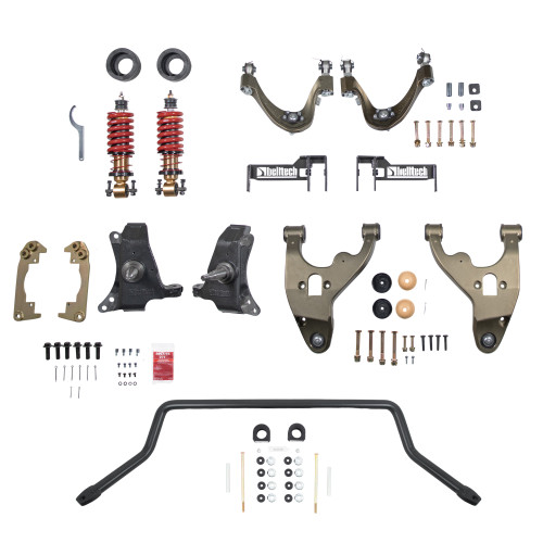 FRONT COILOVER CONVERSION KIT W/ SWAY BAR (OEM BRAKE CALIPERS) - 350F00