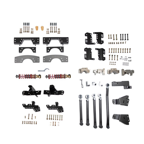 REAR 4-LINK KIT W/ COILOVERS & C-NOTCH - 350R01
