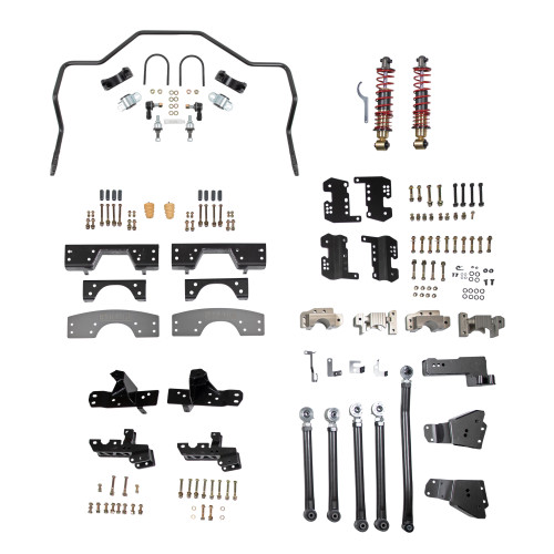REAR 4-LINK KIT W/ COILOVERS, C-NOTCH & SWAY BAR - 350R00
