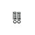 COIL SPRING SET | 1 INCH FRONT LOWERING - 4202
