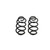 COIL SPRING SET | 2 INCH REAR LOWERING - 5321