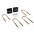 4 INCH LOWERING BLOCK KIT | 2 DEGREE TAPER - 6203