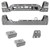 6 INCH LIFT KIT | FRONT AND REAR STRUT SPACERS - 152600BK