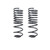PERFORMANCE COILOVER KIT W/ HEIGHT ADJUSTABLE FRONT COILOVERS - 1062SPC