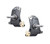 3 INCH DROP SPINDLE SET (FOUR PISTON BRAKE CALIPERS) - 2504