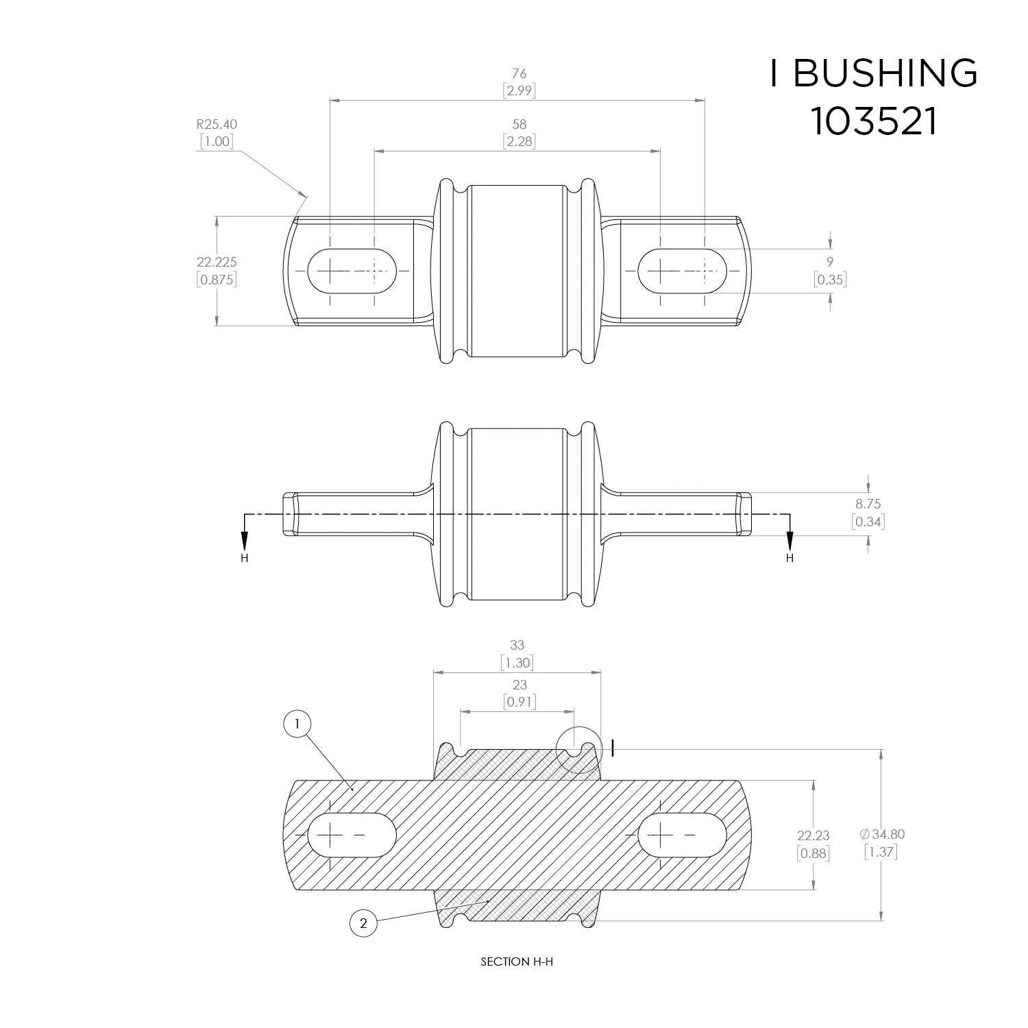 I Bushing 103521