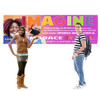 Imagine Diversity Large Banner, Black, Asian, Diversity black students