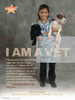 "I am a Vet" single poster/banner from the  "Everybody Is Somebody"  (Series of 10) Elementary Kids dressed in Career Appropriate outfits matching 10 Career types