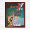 STEM- Genetics Poster/Banner Career Choices framed Cherry Wood Poster