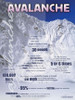 avalanche poster from the wild weather poster series of 8
