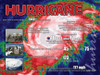 Hurricane poster from the wild weather poster series of 8