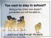 Hip Chick poster from Motivate to graduate