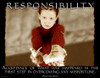 03-PS21-1 Responsibility Poster from the Character Education Series of 10