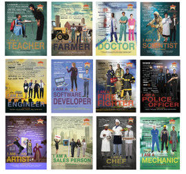 Career Attributes Posters series of 12 ©Jaguar Educational Inc