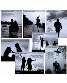 Artistic series of Character posters that addressSuccess, giving, integrity friendship, destiny, life, character Posters  from the (All About Charter Poster Series of 7) © Jaguar Educational Inc