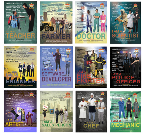 Career Attributes Posters series of 12 ©Jaguar Educational Inc