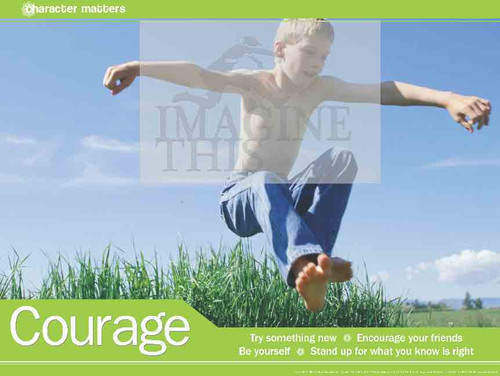 Courage poster from Character Matters Series of (8)