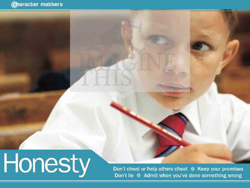 Honesty educational poster part of the Character Matters Series of (8)