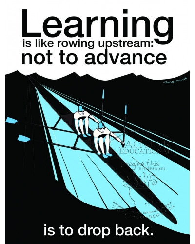 Rowing Team Poster from the Discover Learning Poster Series of (6) 03-PS145