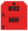 Was-Now Window Stickers Red