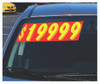 Vinyl Highlights 7-1/2" Digits on windshield