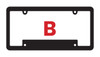 Raised Letter License Plate Frames (#4875) b Raised Letter License Plate Frames (#4875) b