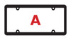 Raised Letter License Plate Frames (#4875) a