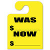 Hook Hang Tags Was/Now Yellow