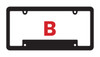 Raised Letter License Plate Frames (#4875) b