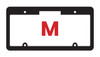 Raised Letter License Plate Frames (#4875) m