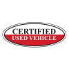 Certified Used Vehicle Oval Sign-White/Black/Red