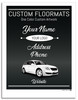 PAPER Custom Printed Floor Mats ONE COLOR (Form-#126-P-50)