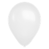 17" Latex Balloons White