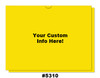 Custom Printed Deal Jackets Yellow 5310
