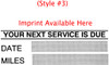 Light Adhesive Custom Reminder Stickers  (#1850) Style 3