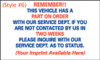 Light Adhesive Custom Reminder Stickers  (#1850) Style 6 Example